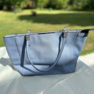 Coach Madison East West Tote – Cornflower Blue Saffiano Leather